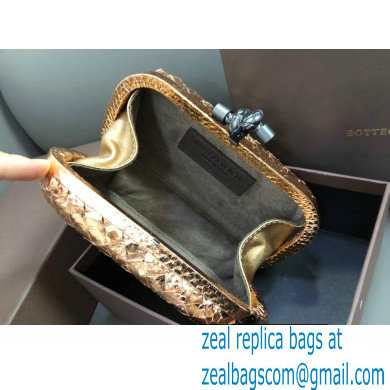 Bottega Veneta Knot minaudiere Clutch Small Bag 8651 Python 09