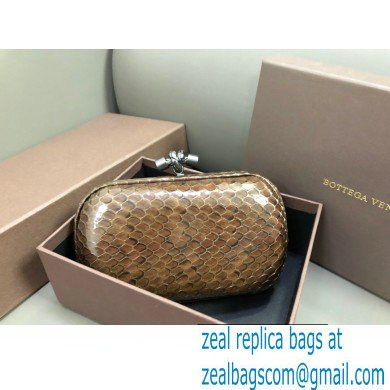 Bottega Veneta Knot minaudiere Clutch Small Bag 8651 Python 10