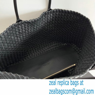 Bottega Veneta Large cabat intreccio leather tote bag 01