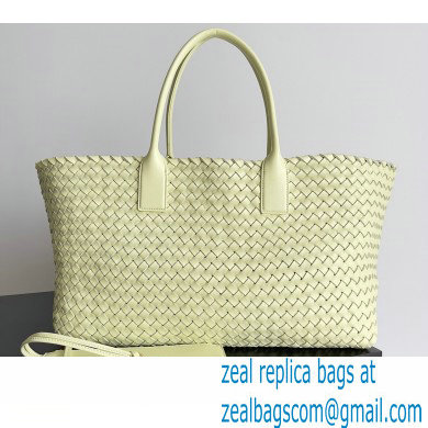 Bottega Veneta Large cabat intreccio leather tote bag 04