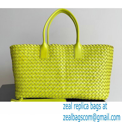 Bottega Veneta Large cabat intreccio leather tote bag 05