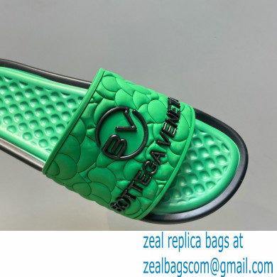 Bottega Veneta Logo Green Slides Sandals 02 2022