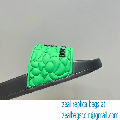 Bottega Veneta Logo Green Slides Sandals 02 2022 - Click Image to Close