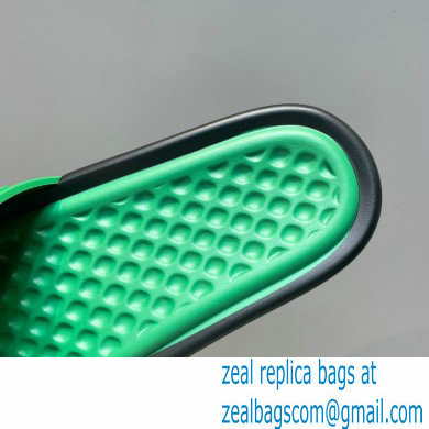 Bottega Veneta Logo Green Slides Sandals 03 2022 - Click Image to Close