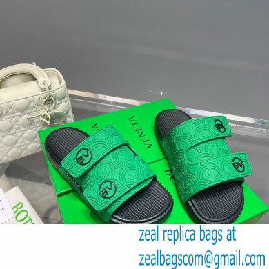 Bottega Veneta Logo Green Slides Sandals 06 2022