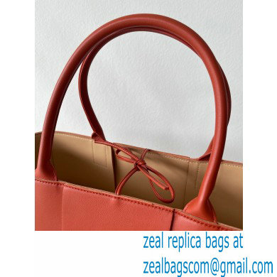 Bottega Veneta Medium intreccio leather arco tote bag 06