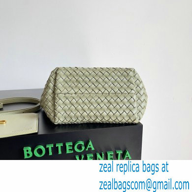 Bottega Veneta Mini cabat intreccio leather tote bag with detachable strap 03