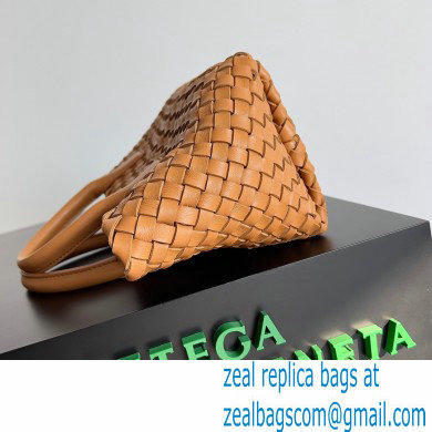 Bottega Veneta Mini cabat intreccio leather tote bag with detachable strap 04