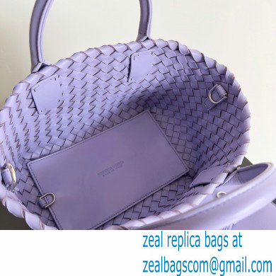 Bottega Veneta Mini cabat intreccio leather tote bag with detachable strap 05