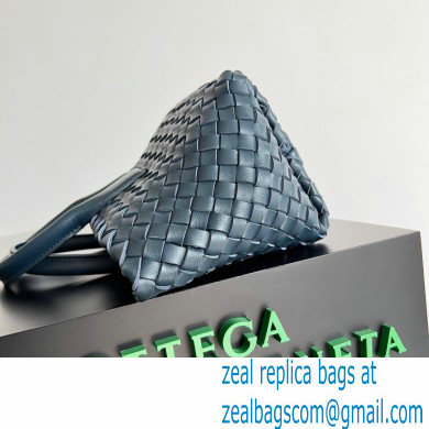 Bottega Veneta Mini cabat intreccio leather tote bag with detachable strap 06