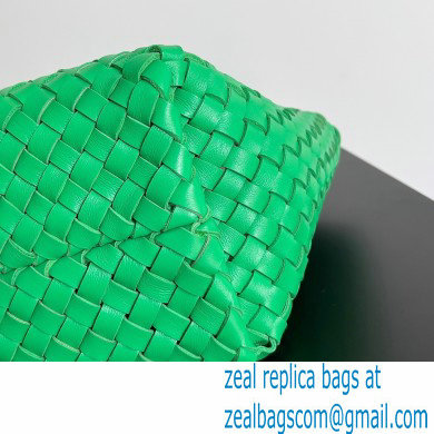 Bottega Veneta Mini cabat intreccio leather tote bag with detachable strap 07