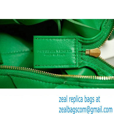 Bottega Veneta Mini intreccio leather cross-body cassette camera bag Green