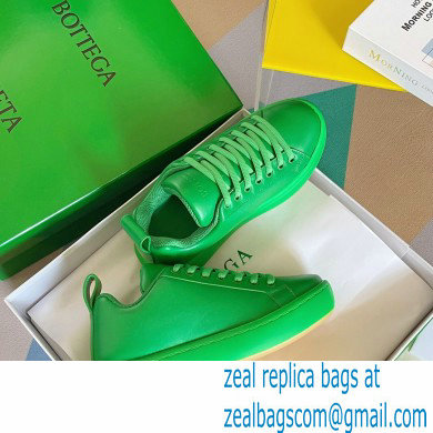 Bottega Veneta Padded leather lace-up pillow Sneakers Green 2022 - Click Image to Close