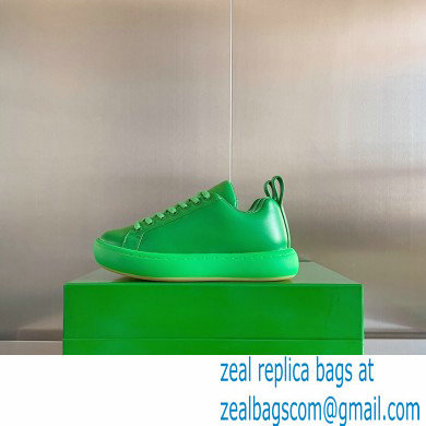 Bottega Veneta Padded leather lace-up pillow Sneakers Green 2022