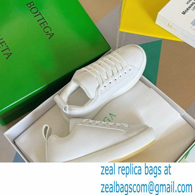 Bottega Veneta Padded leather lace-up pillow Sneakers White 2022 - Click Image to Close