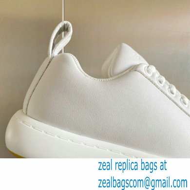 Bottega Veneta Padded leather lace-up pillow Sneakers White 2022