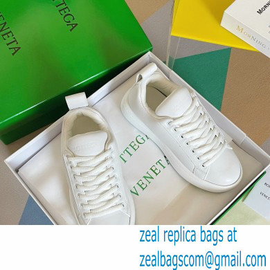 Bottega Veneta Padded leather lace-up pillow Sneakers White/Green 2022