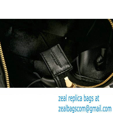 Bottega Veneta Small intreccio leather cross-body cassette camera bag Black - Click Image to Close