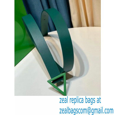 Bottega Veneta Width 2.5cm leather triangle belt 02