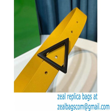 Bottega Veneta Width 2.5cm leather triangle belt 07