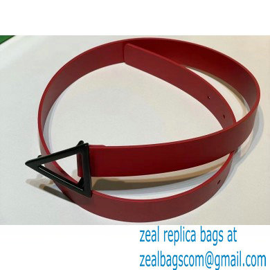 Bottega Veneta Width 2.5cm leather triangle belt 08