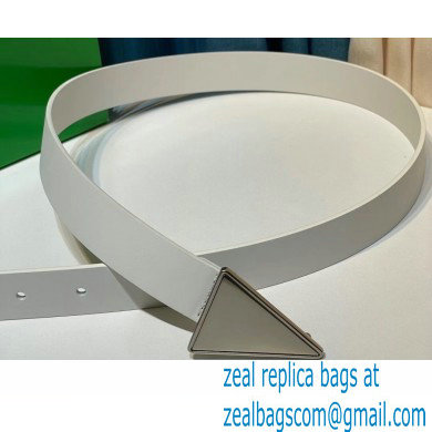 Bottega Veneta Width 2.5cm leather triangle belt 24