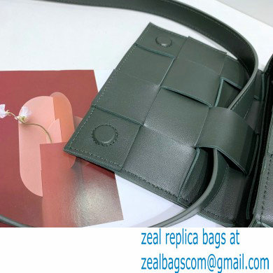 Bottega Veneta cassette Mini intreccio leather belt bag 01