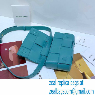 Bottega Veneta cassette Mini intreccio leather belt bag 04