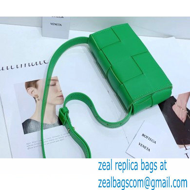 Bottega Veneta cassette Mini intreccio leather belt bag 08 - Click Image to Close