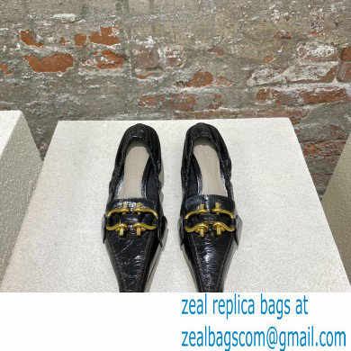 Bottega Veneta leather madame pumps Black