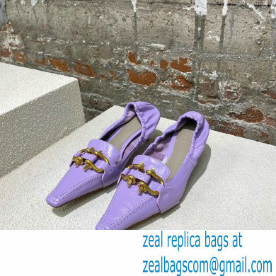 Bottega Veneta leather madame pumps Lavender - Click Image to Close