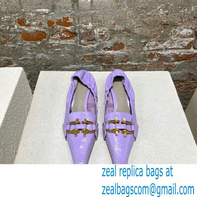 Bottega Veneta leather madame pumps Lavender - Click Image to Close