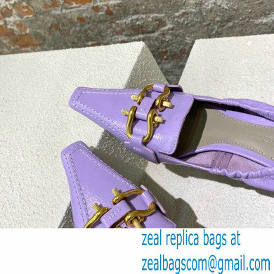 Bottega Veneta leather madame pumps Lavender - Click Image to Close