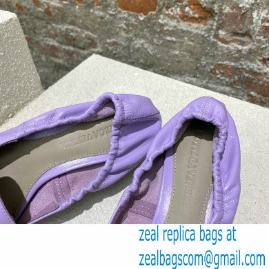 Bottega Veneta leather madame pumps Lavender