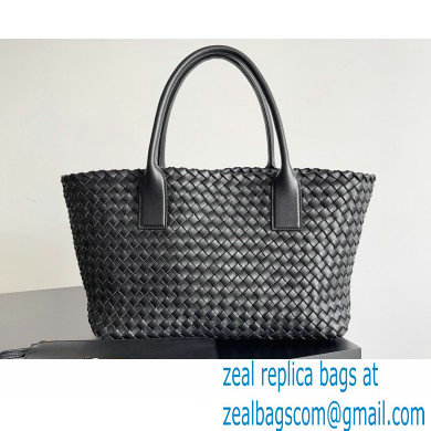 Bottega Veneta medium cabat intreccio leather tote bag 01 - Click Image to Close