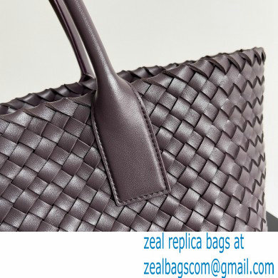 Bottega Veneta medium cabat intreccio leather tote bag 02 - Click Image to Close