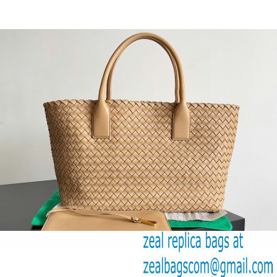 Bottega Veneta medium cabat intreccio leather tote bag 04