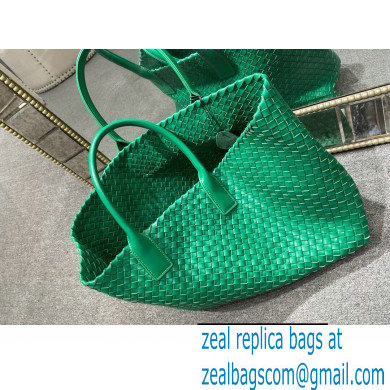 Bottega Veneta medium cabat intreccio leather tote bag 05