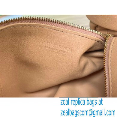 Bottega Veneta mini leather double knot top handle bag Apricot - Click Image to Close