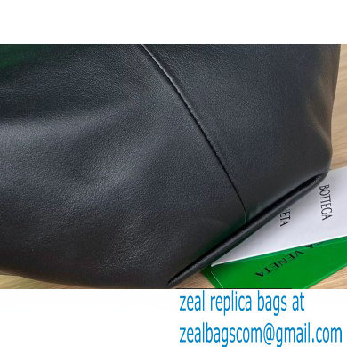 Bottega Veneta mini leather double knot top handle bag Black - Click Image to Close