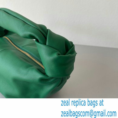 Bottega Veneta mini leather double knot top handle bag Dark Green - Click Image to Close