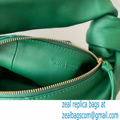 Bottega Veneta mini leather double knot top handle bag Dark Green - Click Image to Close