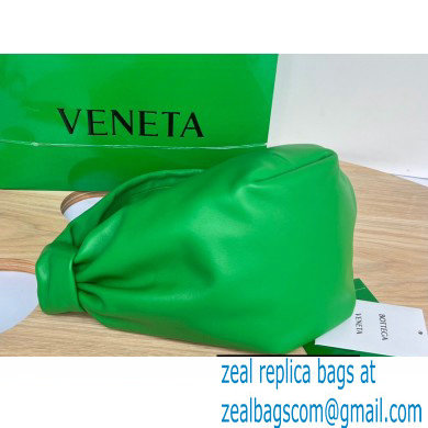 Bottega Veneta mini leather double knot top handle bag Green