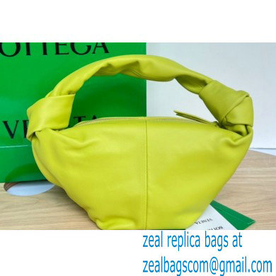 Bottega Veneta mini leather double knot top handle bag Kiwi Green - Click Image to Close