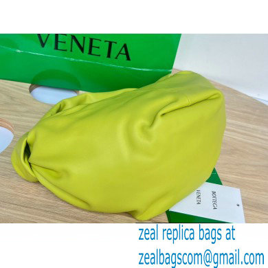 Bottega Veneta mini leather double knot top handle bag Kiwi Green
