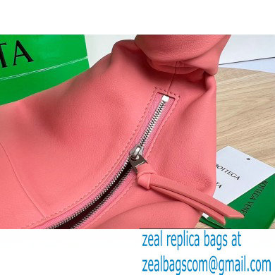 Bottega Veneta mini leather double knot top handle bag Pink - Click Image to Close