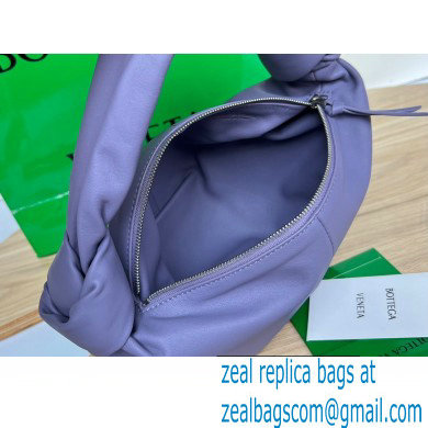 Bottega Veneta mini leather double knot top handle bag Purple - Click Image to Close