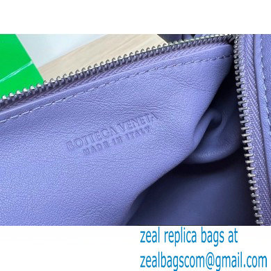 Bottega Veneta mini leather double knot top handle bag Purple - Click Image to Close