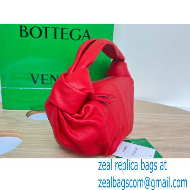 Bottega Veneta mini leather double knot top handle bag Red - Click Image to Close