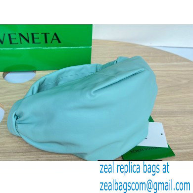 Bottega Veneta mini leather double knot top handle bag Sky Blue